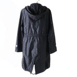 Burberry coat Polyamide (nylon) black TB monogram Women 36
