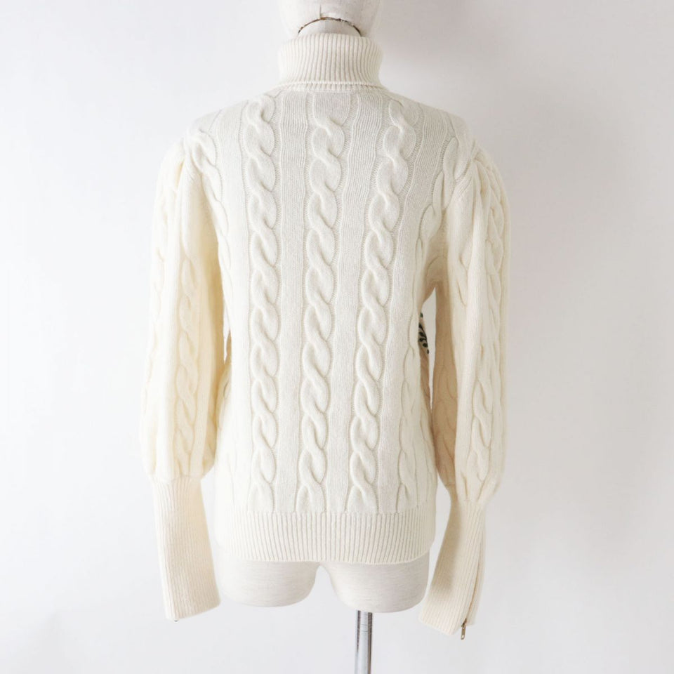Gucci knit Main: 100% wool, part: 50% acrylic, part: 50% wool White x multi Women XS