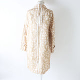 Burberry coat Outer: 100% nylon, lining: 100% cupra beige Animal Pattern Women 40