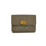 Chanel Boy Chanel Caviar Wallet