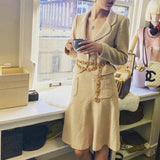 Chanel wool skirt suit