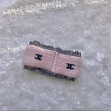 Chanel CC cotton lace bracelet