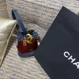 Chanel Denim Sequin Mini Bucket Bag