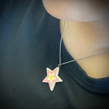 Chanel two sides star necklace