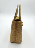 Chanel 1998 Vintage Woven Top Handle Bag