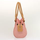 Luxury Burberry Tote Bag Canvas Red Auth mr023