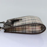 Luxury Burberry Nova Check Shoulder Bag Canvas Beige Auth mr193