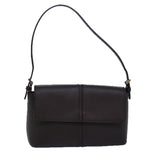 Luxury Burberry Shoulder Bag Leather Brown Auth mr277