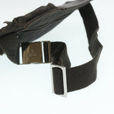 Gucci GG Canvas Waist Bag Dark Brown 28566 35115