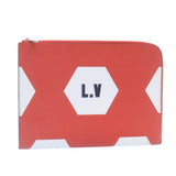 Louis Vuitton Epi Pochette Jules GM Clutch Bag Red LV Auth 34660A