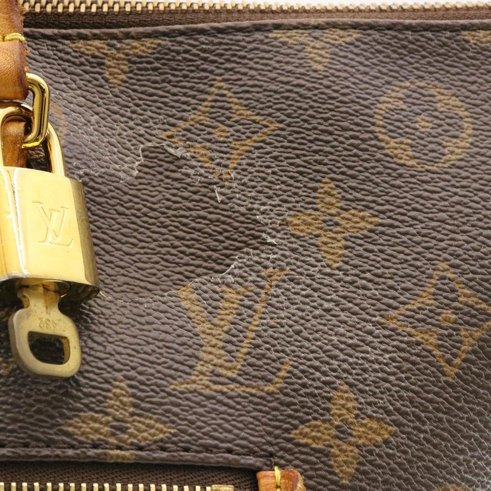 Louis Vuitton Monogram Jena MM Tote Bag LV Auth