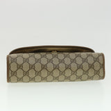 Gucci GG Canvas Web Sherry Line Clutch Bag Beige Red Green ny139