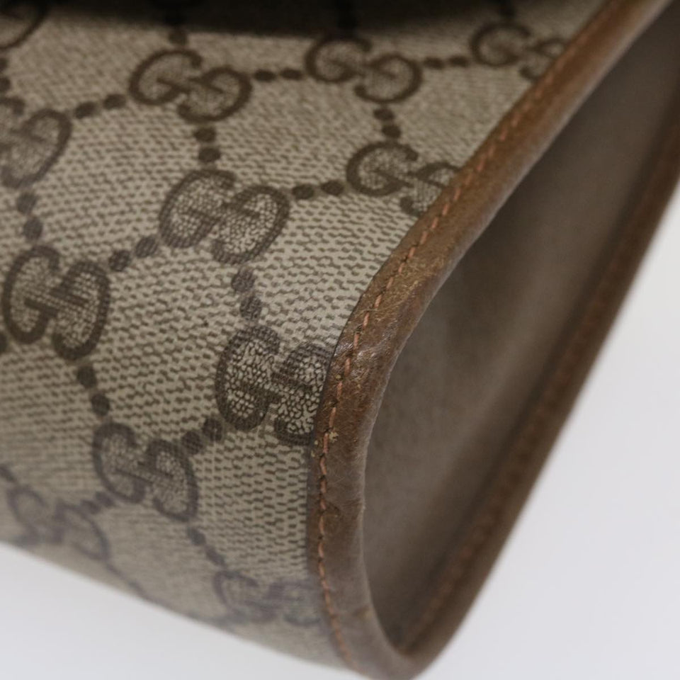 Gucci GG Canvas Web Sherry Line Clutch Bag Beige Red Green 8901030 ny156
