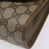 Gucci GG Canvas Web Sherry Line Clutch Bag Beige Red Green 8901030 ny156