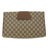 Gucci GG Canvas Web Sherry Line Clutch Bag Beige Red Green 8901031 ny173