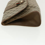 Gucci GG Canvas Web Sherry Line Clutch Bag Beige Red Green 8901031 ny173