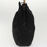 Gucci Bamboo Hand Bag Nylon 2way Black 1998 ny202
