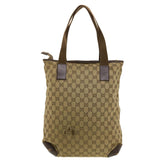 Gucci GG Canvas Hand Bag Beige 019.0401 002058 ny236