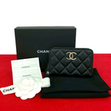 Chanel Matelassé Lambskin Coin Case