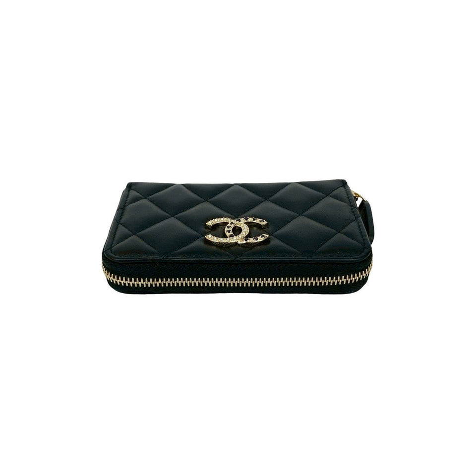 Chanel Matelassé Lambskin Coin Case