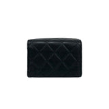 Chanel Matelassé Caviar Leather Trifold Wallet