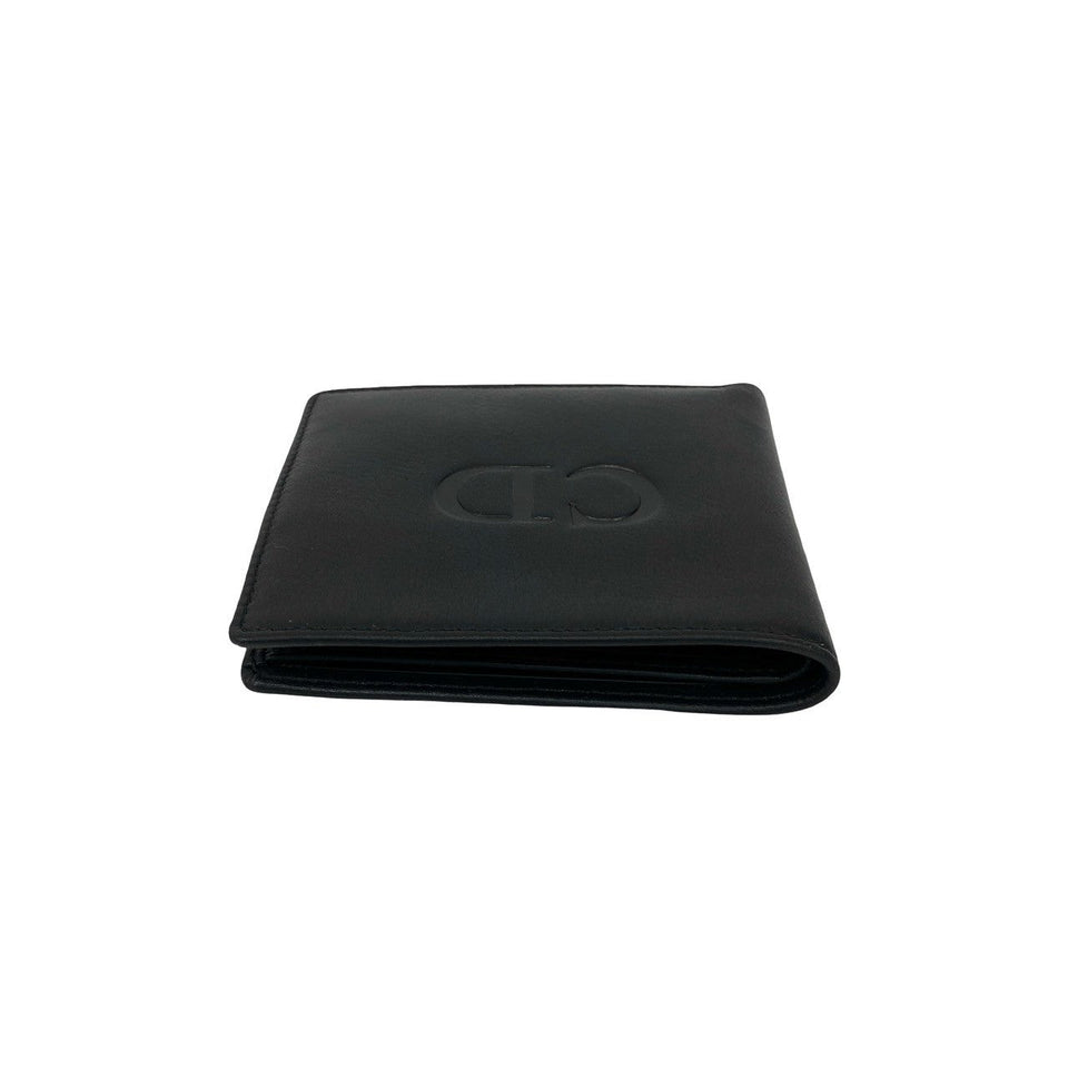 Christian Dior CD Logo Leather Wallet