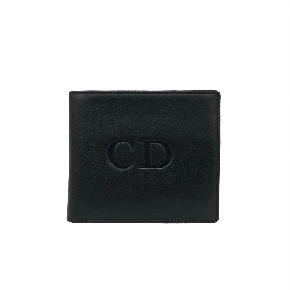 Christian Dior CD Logo Leather Wallet