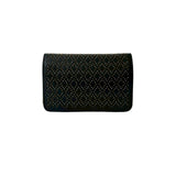 Chanel Grid Chain Wallet Leather 2way Wallet