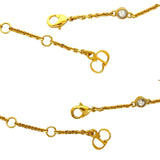 Christian Dior CD Logo Faux Pearl Bracelet
