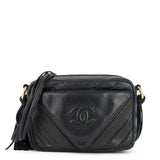 Chanel CC Camera Lambskin Crossbody Bag
