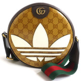 Gucci Shoulder Bag GG crystal canvas multicolor Adidas x Gucci collaboration Ofidia