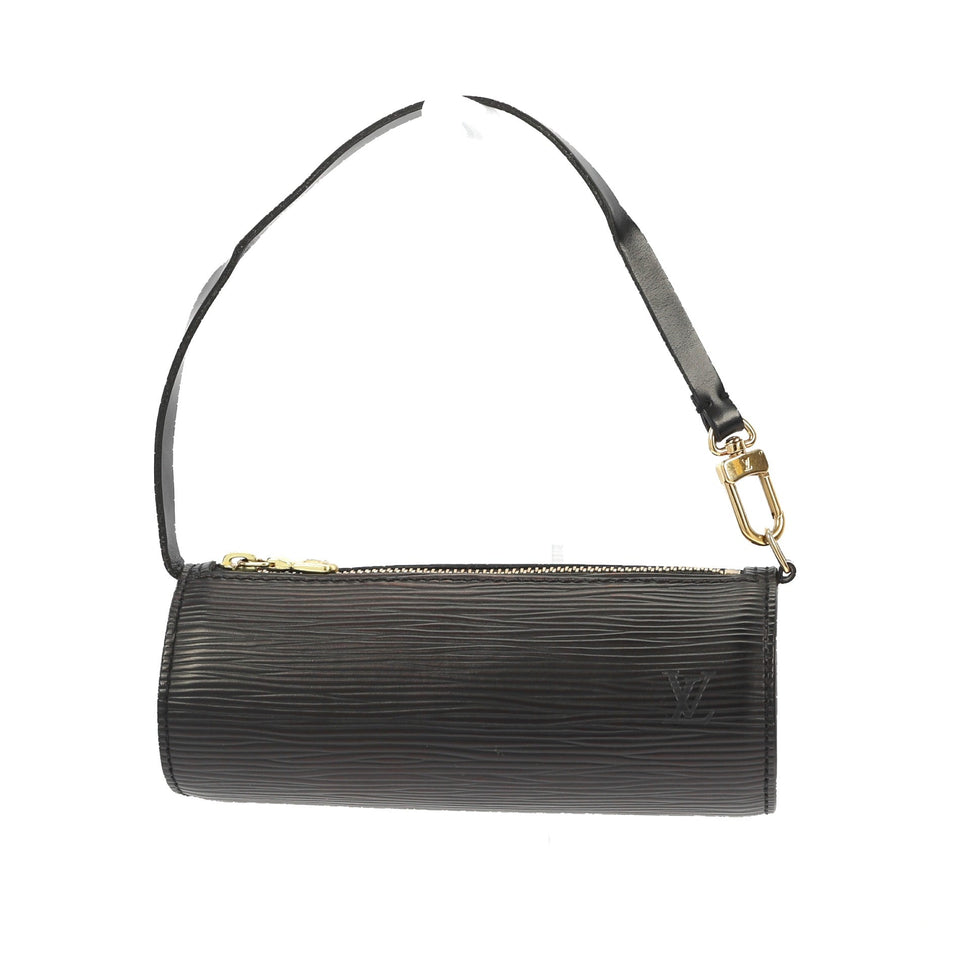 Louis Vuitton mini Papillon pochette in black Epi leather Clutch