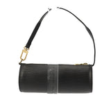 Louis Vuitton mini Papillon pochette in black Epi leather Clutch