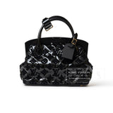 Louis Vuitton Fascination Lockit BB Black Patent Lambskin Gold Hardware