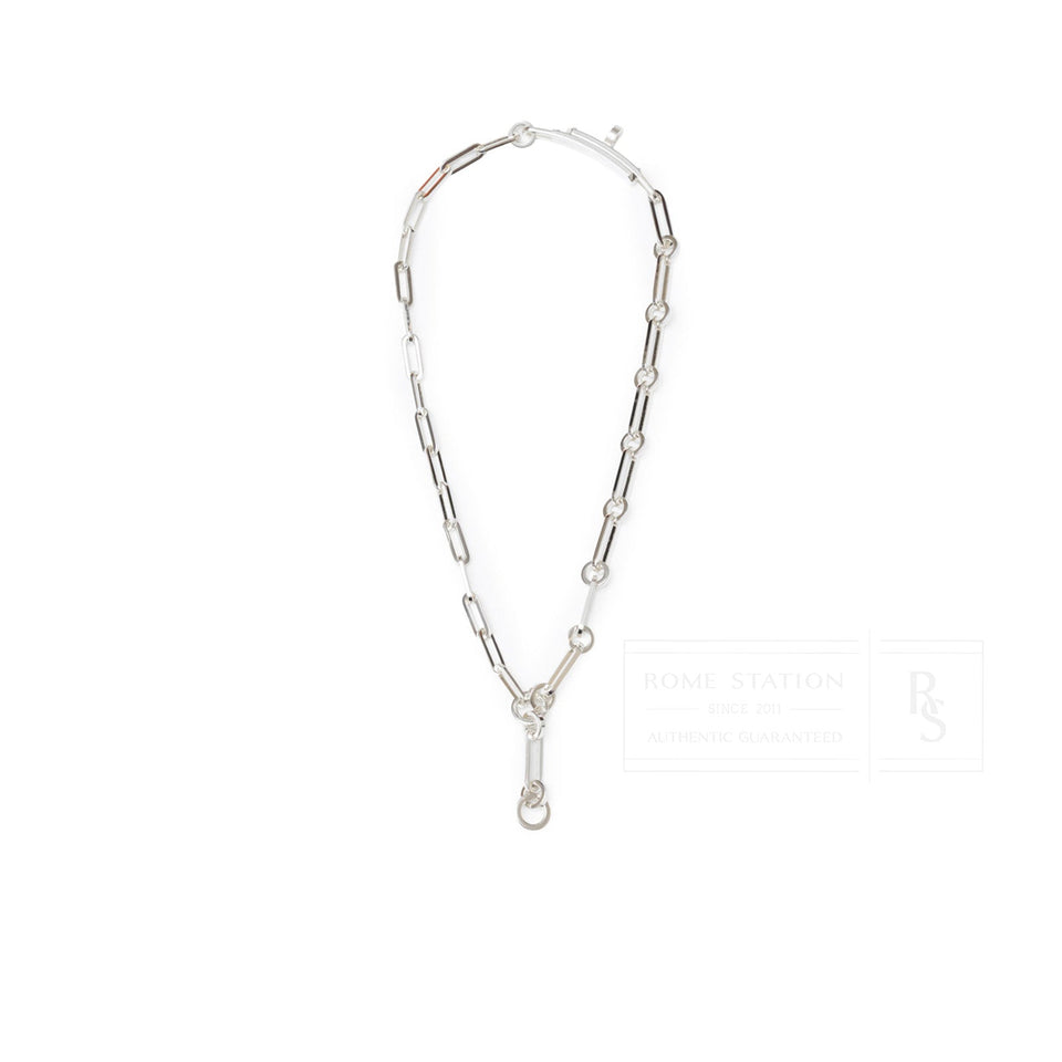 Hermes Kelly Chain Choker/Bracelet with Touret Clasp Sliver Ag925