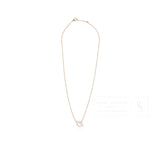 Hermes Finesse Pendant Diamonds and 18k Rose Gold