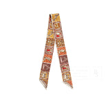 Hermes Twilly Le Boubou H Rouge/Blanc/Orange