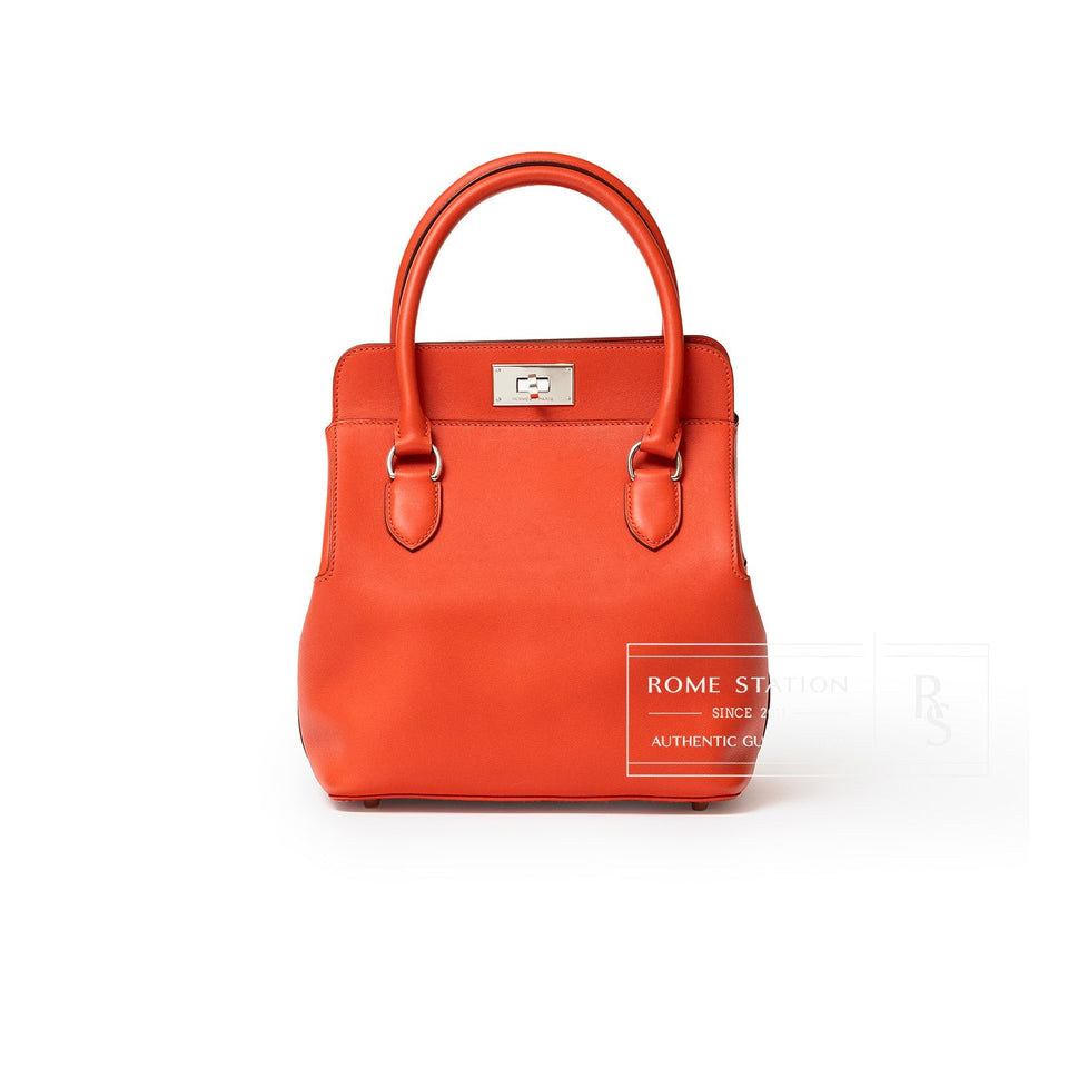 Hermes Tool Box 20 Rouge Swift Palladium Hardware