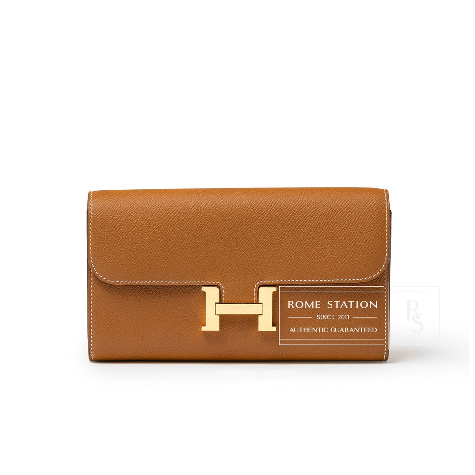 Hermes Constance To Go Gold Epsom Gold Hardware