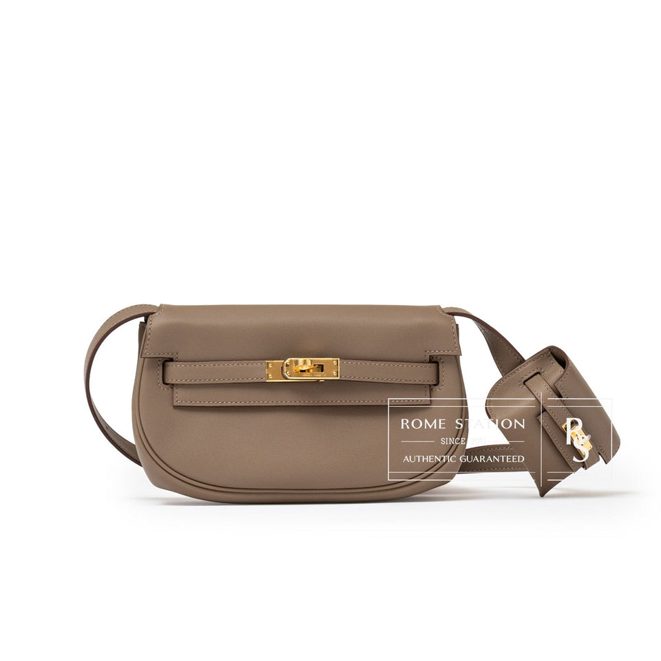 Hermes Kelly Moove Etoupe Swift Gold Hardware