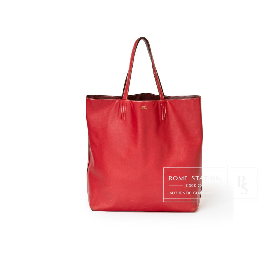 Hermes Double Sens 45 Rouge/Bicolor Swift