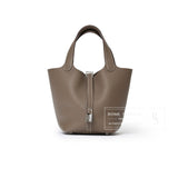 Hermes Picotin 18 Etoupe Clemence Palladium Hardware