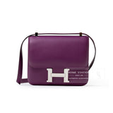 Hermes Constance 24 Anemone Swift Palladium Hardware