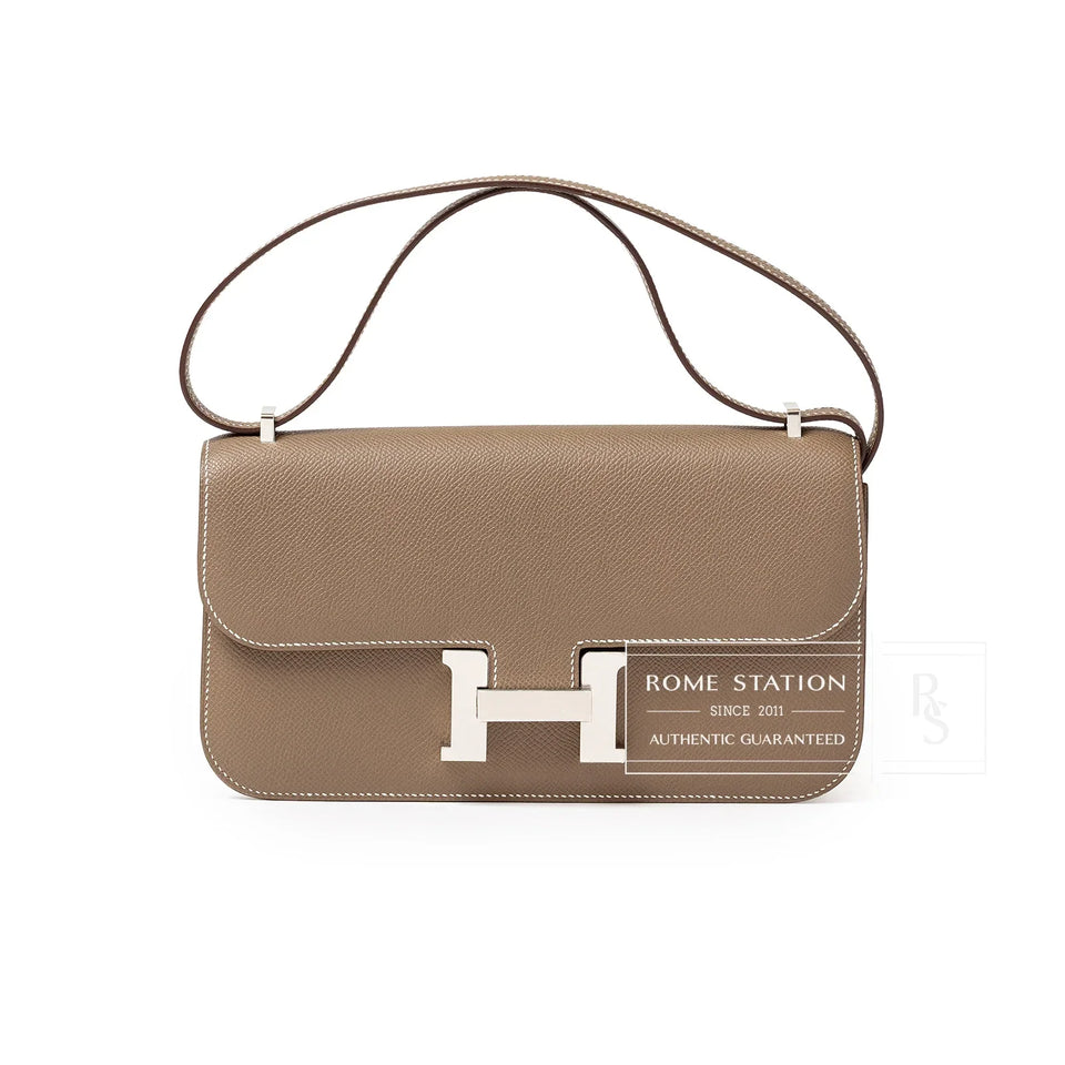 Hermes Constance Elan Etoupe Epsom Palladium Hardware