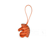 Hermes Milo Geegee Savannah Bag Charm PM Carnelian/Poppy/Rouge Sellier Swift
