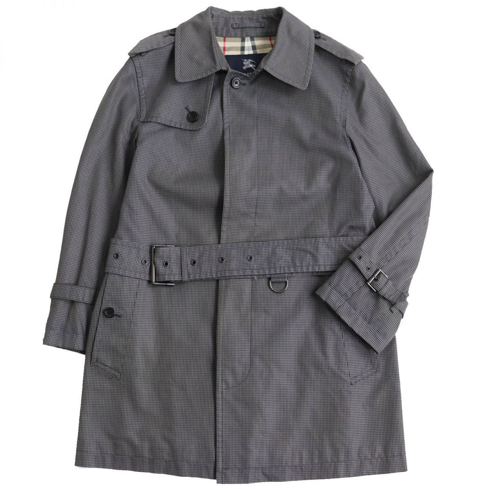 Burberry trench coat Main: 100% cotton, Lining: cotton, Lining: polyester Gray type mens M