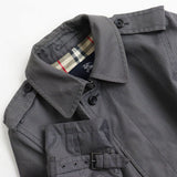 Burberry trench coat Main: 100% cotton, Lining: cotton, Lining: polyester Gray type mens M