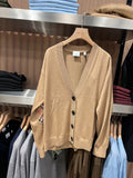 Luxury Burberry Dornoch Camel Women's Cardigan Medium