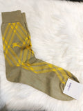 Luxury Burberry HM3 Bar Sock Beige Accessories