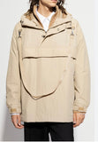 Luxury Burberry Baybridge Men's Outdoor Hooded Jacket Beige Jacket
